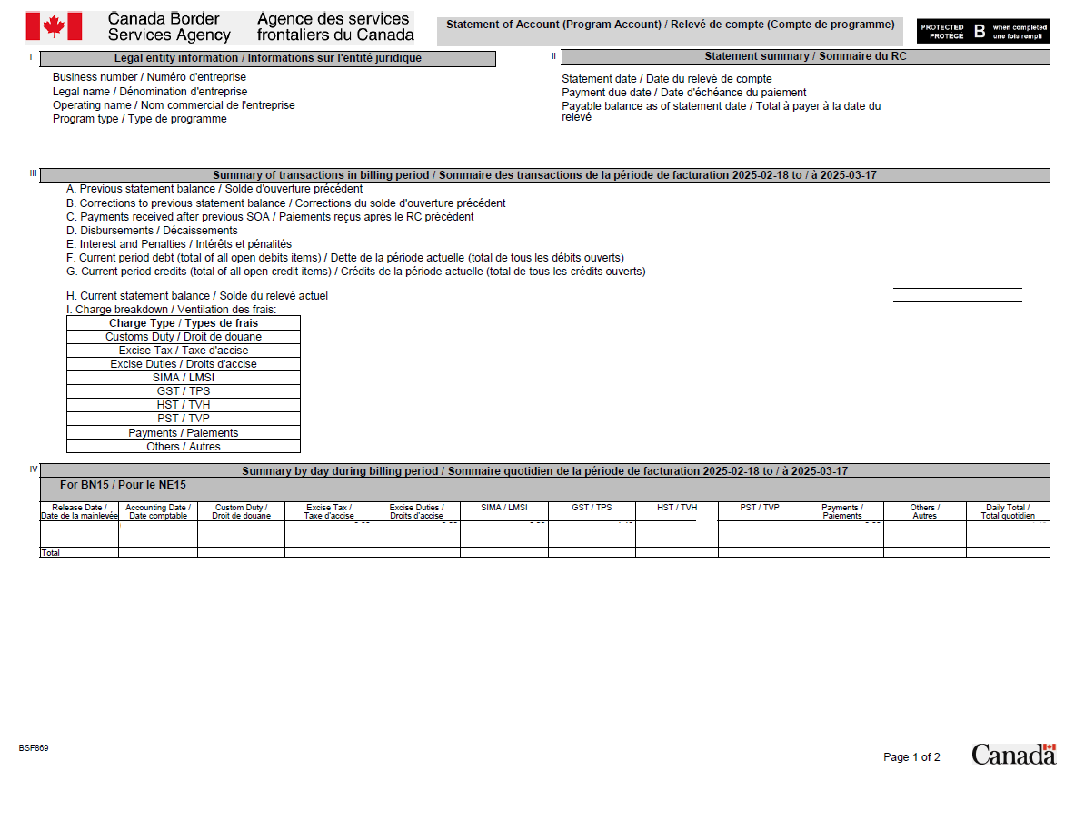 SOA Form